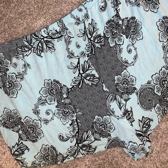 Apt 9 Light Blue & Black PJ shorts size XL - Picture 7 of 8